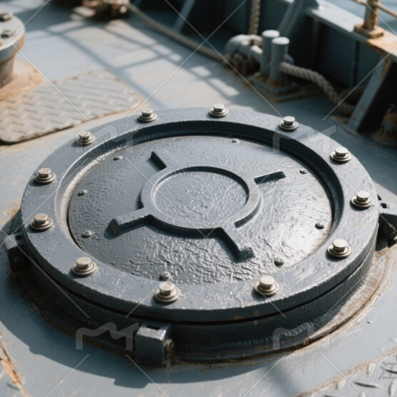 Couvercle de trou d'homme marin